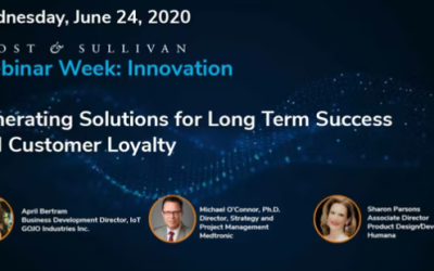 Webinar on Demand From Frost & Sullivan’s Webinar Week: Innovation Generating Solutions for Long Term Success and Customer Loyalty