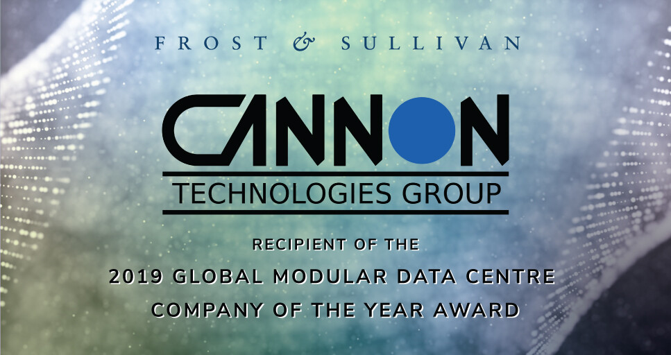 Cannon Technologies Lauded by Frost & Sullivan for its Holistic Approach to Building a Modular Data Center for Large-scale Deployments