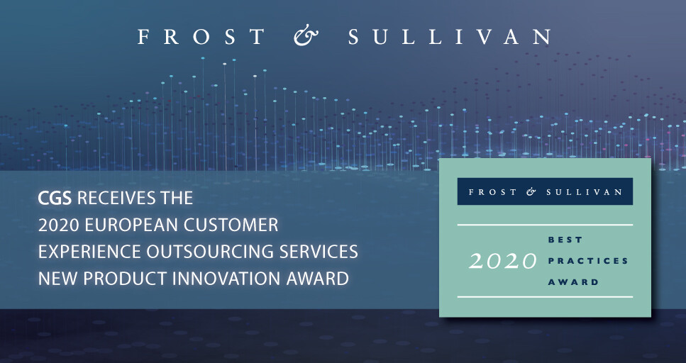 CGS Commended by Frost & Sullivan for its Introduction of Augmented Reality in an Immersive Customer Experience Solution, Teamwork AR™