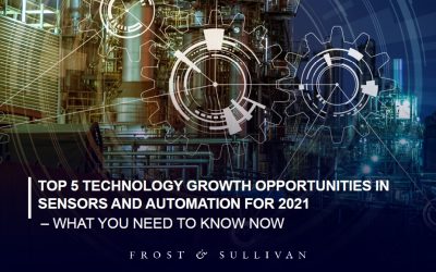 Frost & Sullivan Presents 5 Technology Growth Opportunities in Sensors and Automation for 2021
