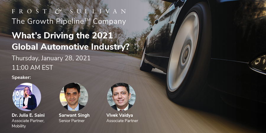 Frost & Sullivan Experts Present a Strategic Outlook of the Global Automotive Industry in 2021