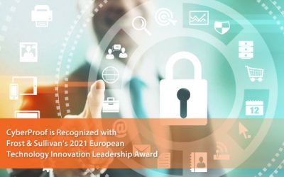 CyberProof Lauded by Frost & Sullivan for Revolutionizing Businesses’ Daily Operations with Its Agile Managed Security Services