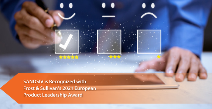 SANDSIV Wins Frost & Sullivan’s Award for Leadership in the European VoC Industry for sandsiv+, its Deep Learning-infused Customer Experience Management Platform