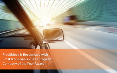 Free2Move Lauded by Frost & Sullivan as OEM New Mobility Marketplace Company of the Year