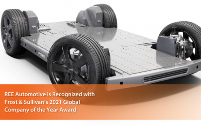 Frost & Sullivan Awards REE Automotive 2021 Global EV Platform