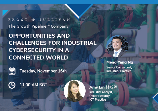 Frost & Sullivan Reveals Opportunities and Challenges for Industrial Cybersecurity in a Digitized World