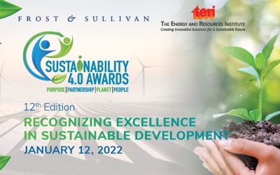 Frost & Sullivan and TERI’s Sustainability 4.0 Awards 2021 Honor Companies Embedding Sustainability with Economic Value Creation