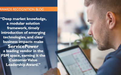 ServicePower Recognized for Field Service Management Excellence and Customer Value Leadership