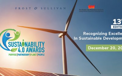 Frost & Sullivan and TERI to Recognize Indian Organizations Embedding Sustainability with Economic Value Creation at its Sustainability 4.0 Awards 2022