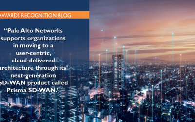 Palo Alto Networks® Receives the Frost & Sullivan 2022 Company of the Year Award in the Global Secure SD-WAN Industry for Its Prisma® SD-WAN Solution
