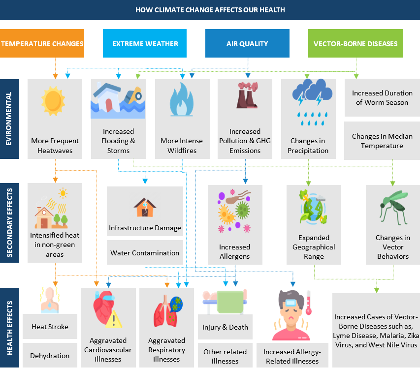 Climate Change affecting Health