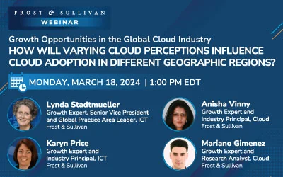 How will varying customer perceptions and needs influence cloud adoption in different geographies?