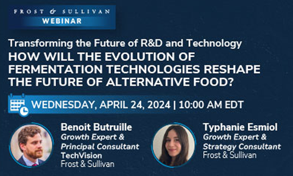 Which growth opportunities will disruptive fermentation technologies present for the development of alternative food products?