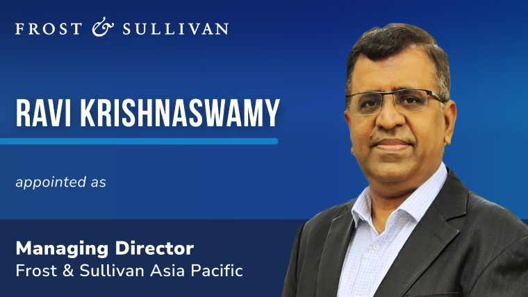 Frost & Sullivan Appoints Ravi Krishnaswamy as The New Managing Director, Asia Pacific