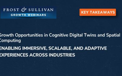 Growth Opportunities in Cognitive Digital Twins and Spatial Computing