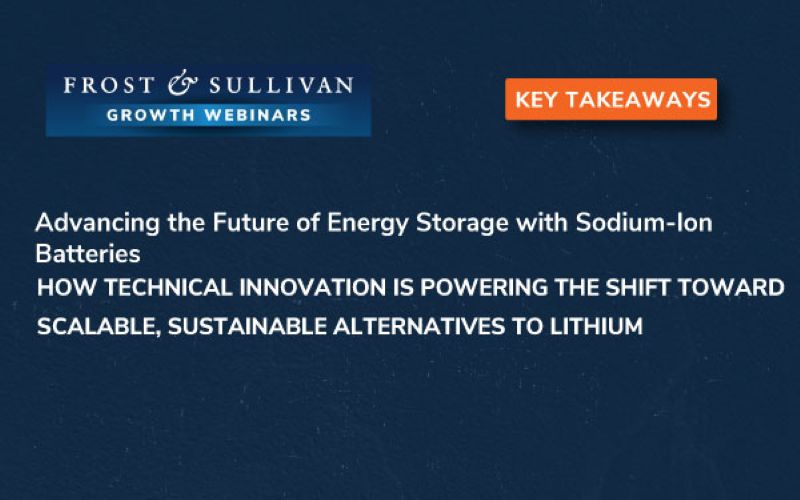 Growth Opportunities in Sodium-ion Batteries: Cost Efficiency, Safety, and Supply Chain Independence