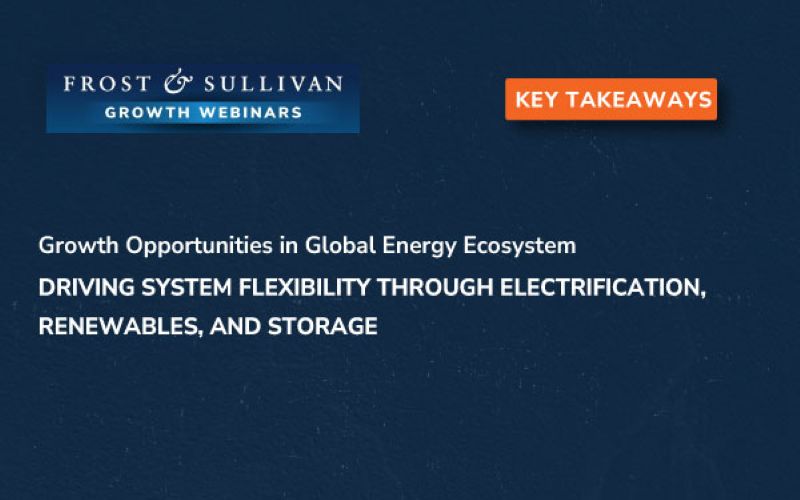 Electrification, Renewables, and Storage: Emerging Growth Opportunities to Build More Flexible Energy Systems