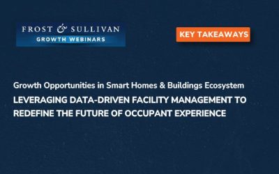 Growth Opportunities in Smart Homes & Buildings: How Data-driven Facility Management Is Redefining Occupant Experiences