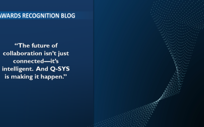 Q-SYS 2025 Frost & Sullivan Technology Innovation Leadership Recognition Global Audio Video Communications Industry Excellence in Best Practices