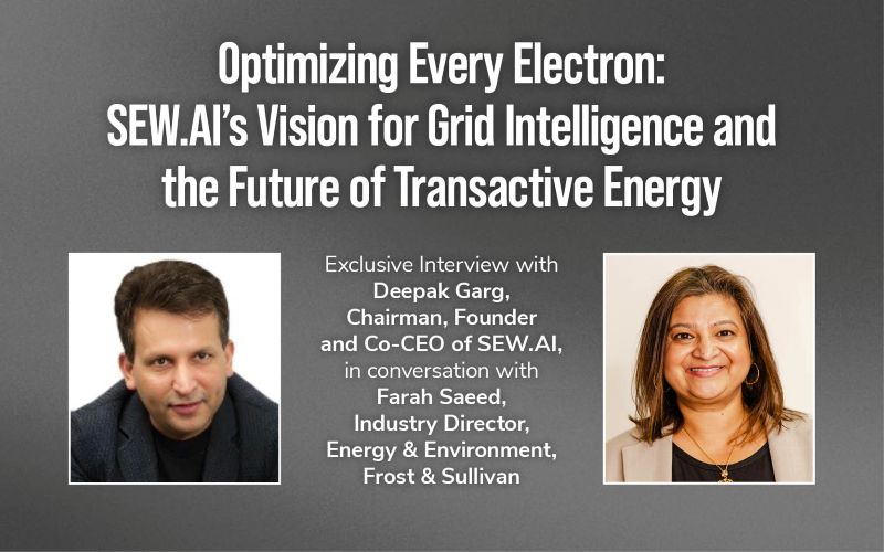 Optimizing Every Electron: SEW.AI’s Vision for Grid Intelligence and the Future of Transactive Energy