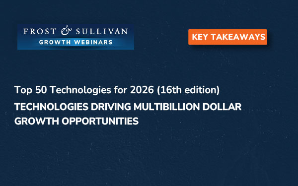 Top 50 Technologies 2026: Prioritizing Innovation to Drive Near-term Growth and Strategic Decisions