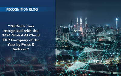 NetSuite Named 2026 Global AI Cloud ERP Company of the Year