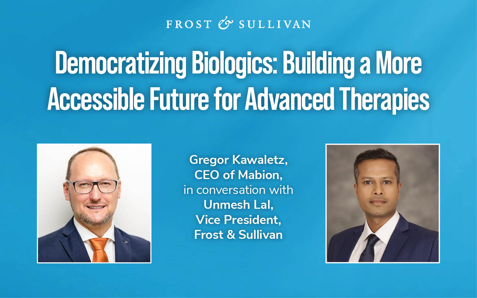 Democratizing Biologics